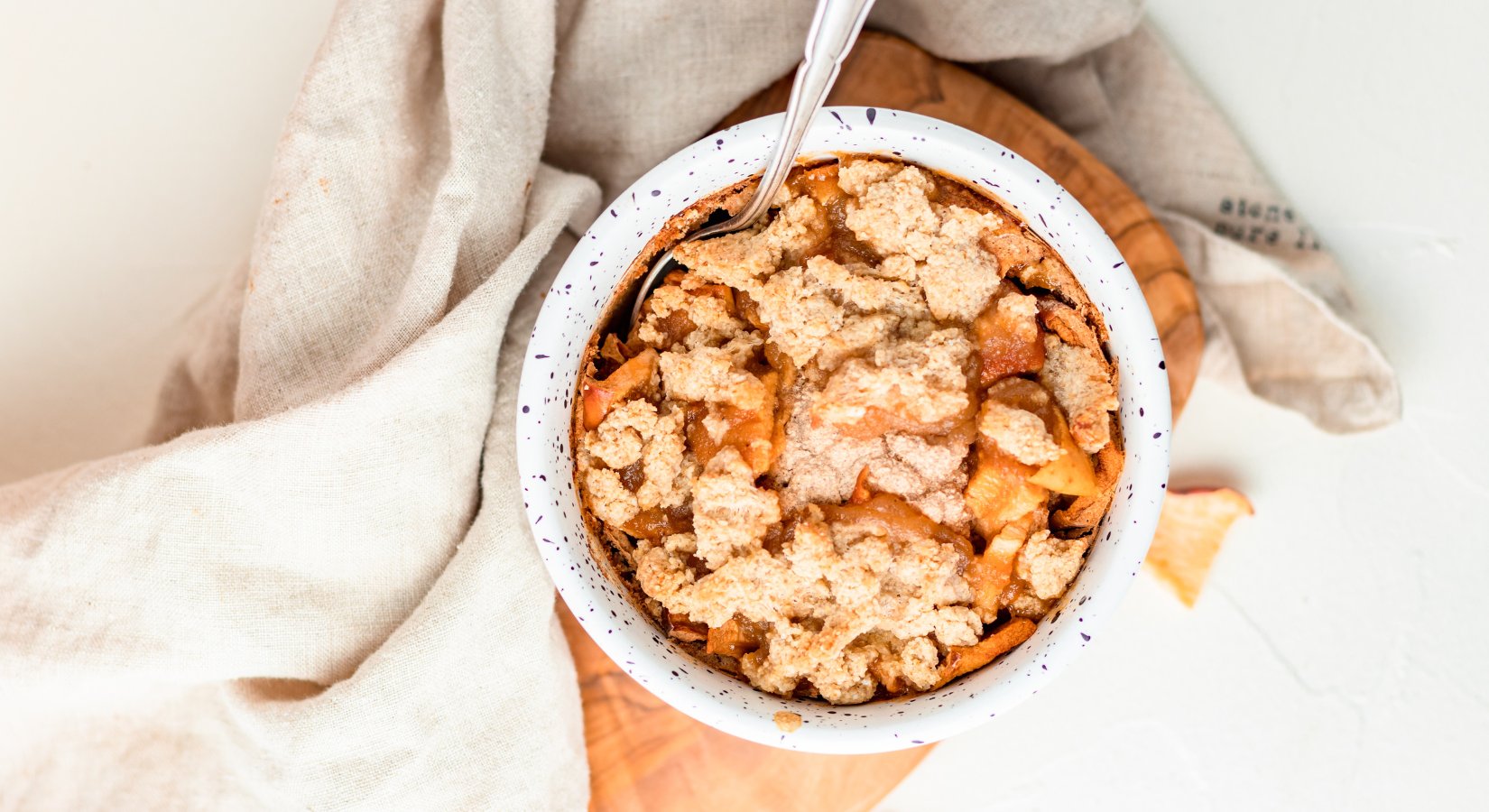 Apfel Crumble Baked Oatmeal