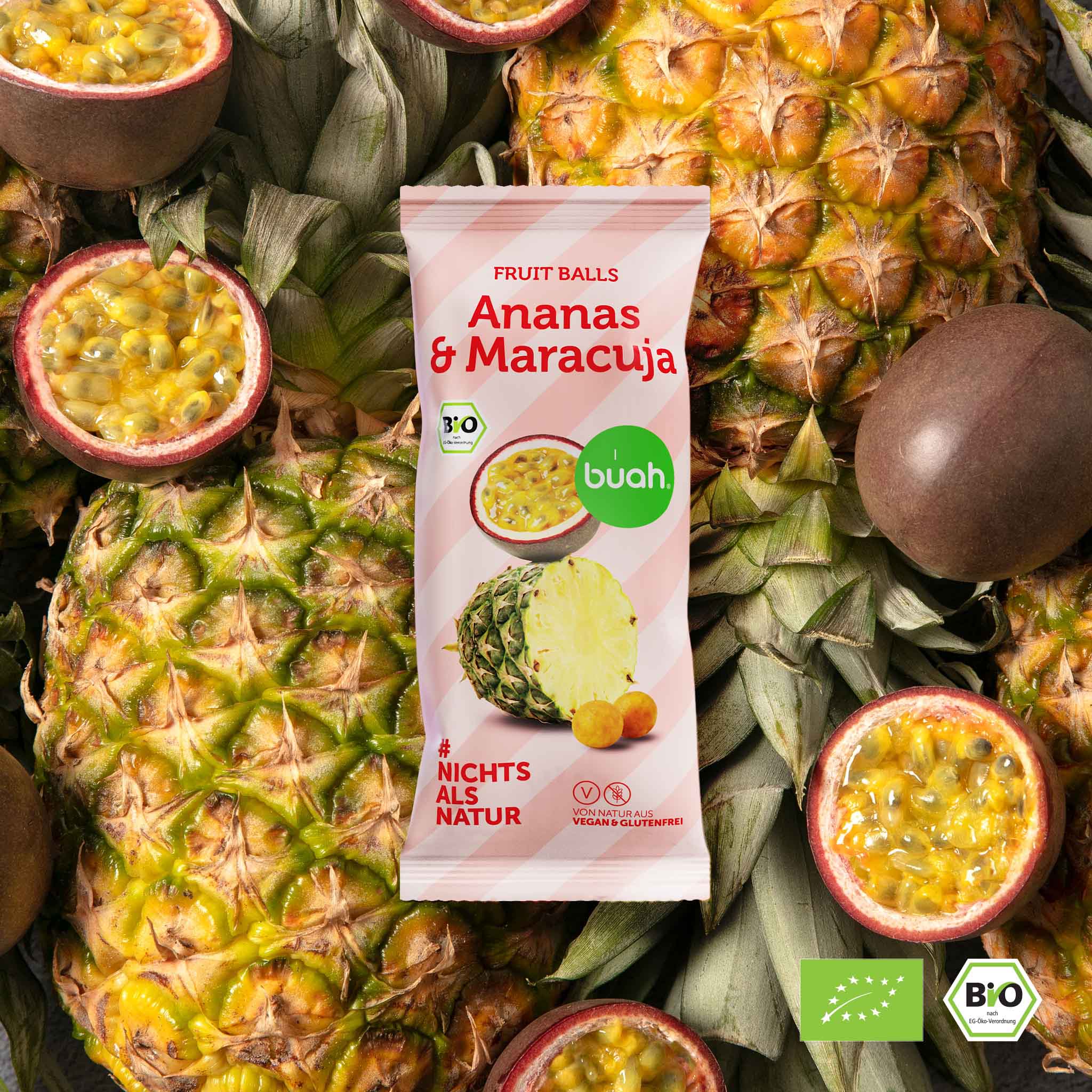 Bio Ananas Maracuja Fruit Balls