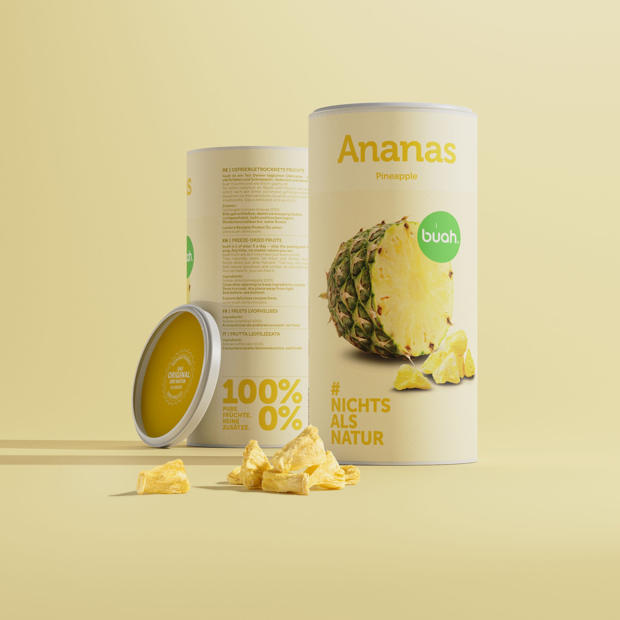 Gefriergetrocknete Ananas