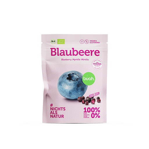 Gefriergetrocknete Blaubeeren