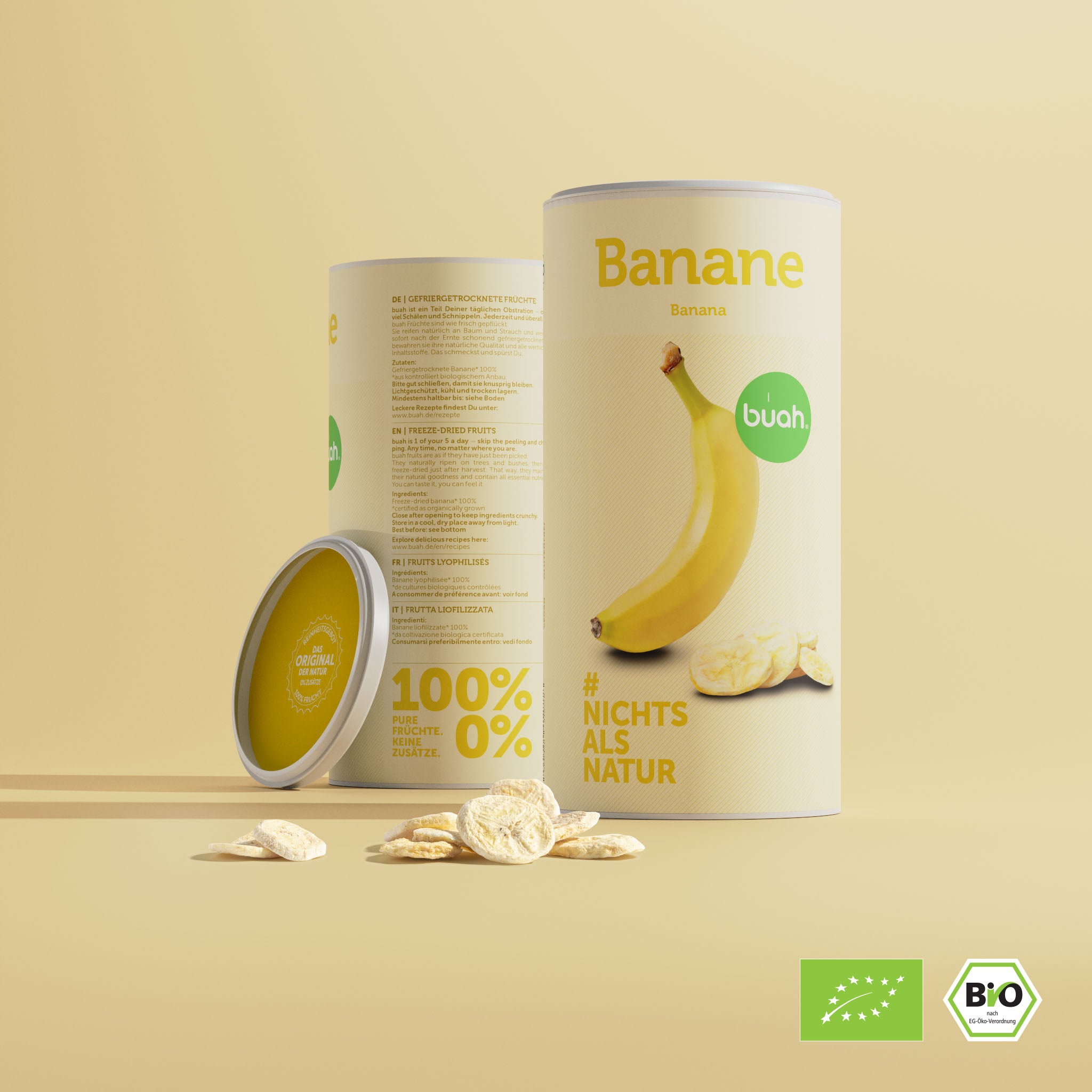 Gefriergetrocknete Bananen BIO
