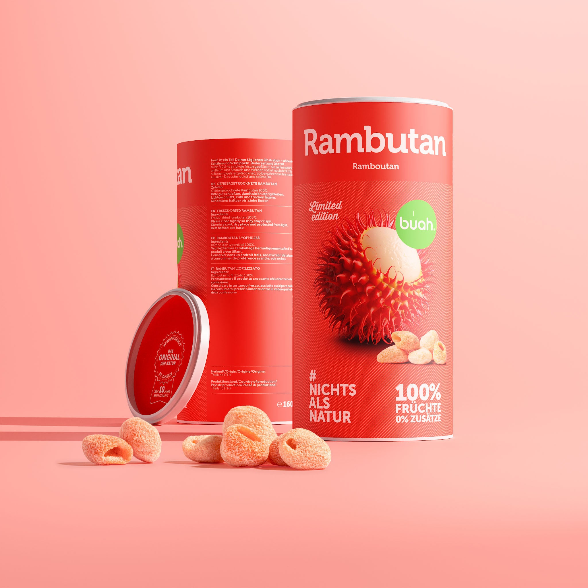 Gefriergetrocknete Rambutan